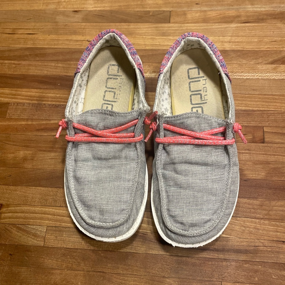 Hey Dude Wendy Youth, Funk Grey, Size 1